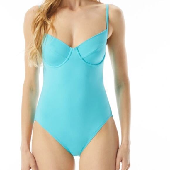 MICHAEL Michael Kors Other - MICHAEL KORS $148 Underwire One Piece Swimsuit Solids 6 S‎